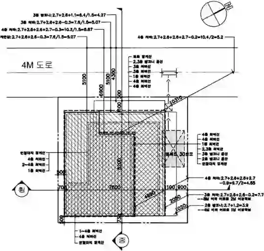 풍납동 257-86 배치도 이미지